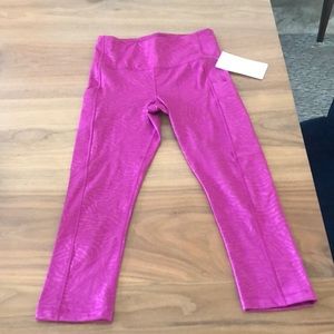 Lululemon Ultimate Stash Pocket Embossed Capri